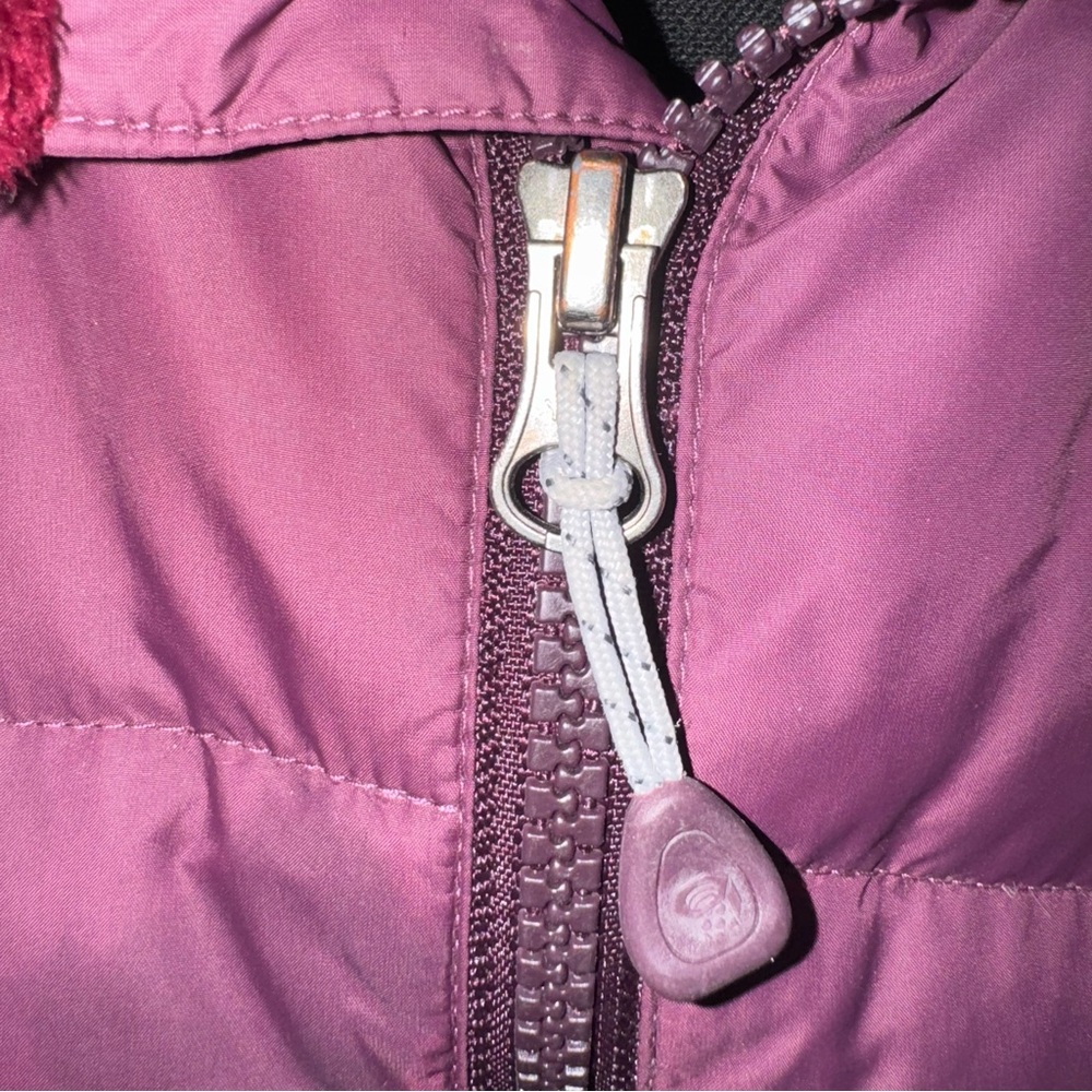 Mountain Hardwear Purple Puffer Jacket with Quilted Design Large - Picture 7 of 11